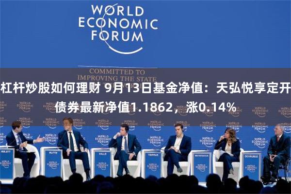 杠杆炒股如何理财 9月13日基金净值：天弘悦享定开债券最新净值1.1862，涨0.14%