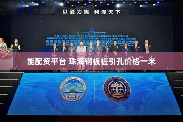 能配资平台 珠海钢板桩引孔价格一米