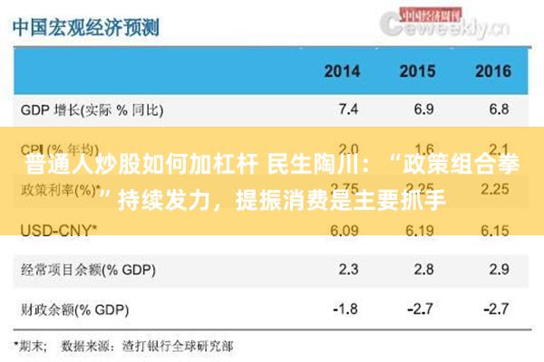 普通人炒股如何加杠杆 民生陶川：“政策组合拳”持续发力，提振消费是主要抓手
