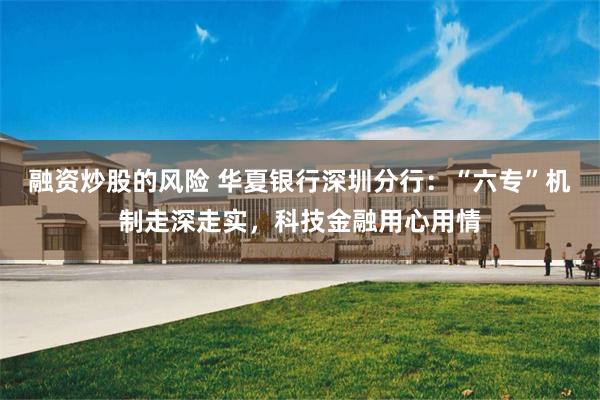 融资炒股的风险 华夏银行深圳分行：“六专”机制走深走实，科技金融用心用情