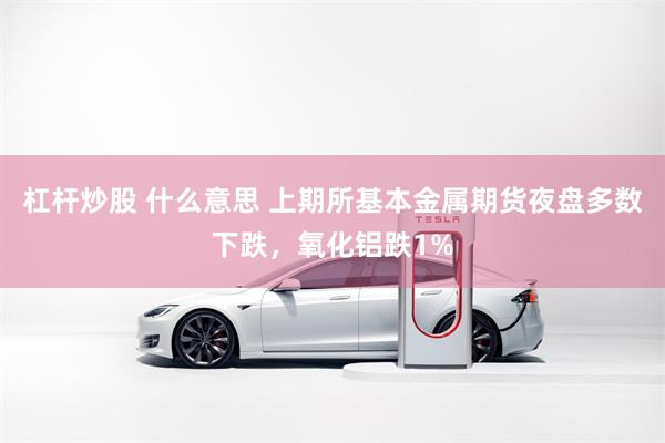 杠杆炒股 什么意思 上期所基本金属期货夜盘多数下跌，氧化铝跌1%
