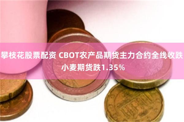 攀枝花股票配资 CBOT农产品期货主力合约全线收跌 小麦期货跌1.35%