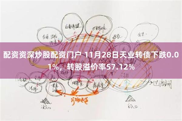 配资资深炒股配资门户 11月28日天业转债下跌0.01%，转股溢价率57.12%