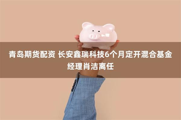 青岛期货配资 长安鑫瑞科技6个月定开混合基金经理肖洁离任