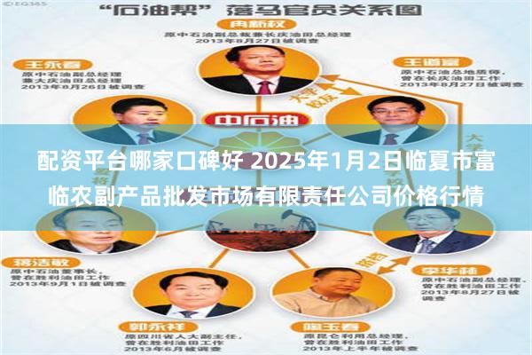 配资平台哪家口碑好 2025年1月2日临夏市富临农副产品批发市场有限责任公司价格行情