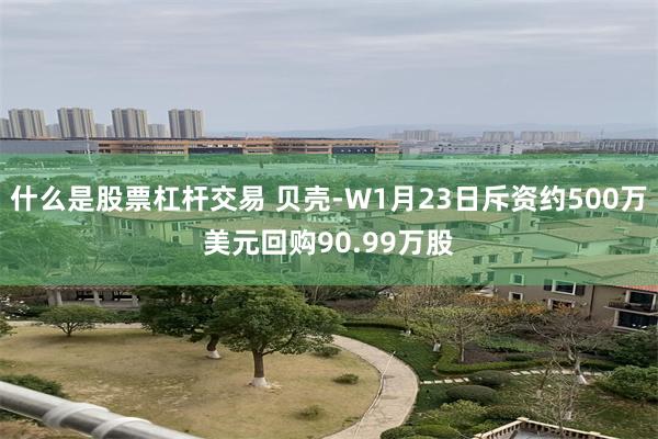 什么是股票杠杆交易 贝壳-W1月23日斥资约500万美元回购90.99万股