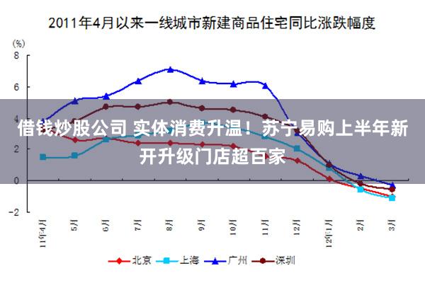 借钱炒股公司 实体消费升温！苏宁易购上半年新开升级门店超百家