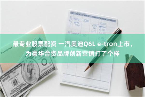 最专业股票配资 一汽奥迪Q6L e-tron上市，为豪华合资品牌创新营销打了个样