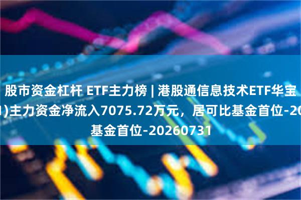 股市资金杠杆 ETF主力榜 | 港股通信息技术ETF华宝(159131)主力资金净流入7075.72万元，居可比基金首位-20260731