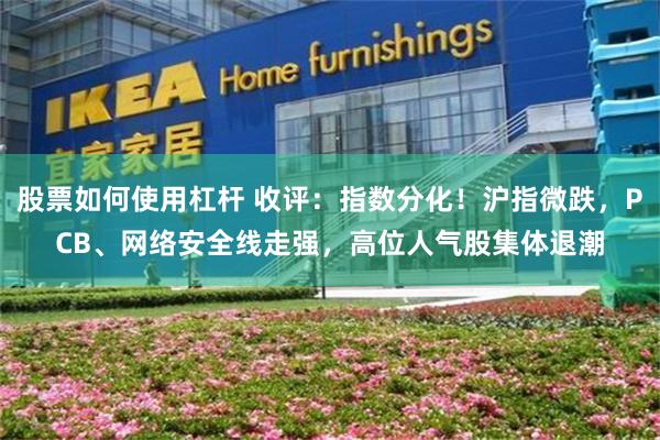 股票如何使用杠杆 收评：指数分化！沪指微跌，PCB、网络安全线走强，高位人气股集体退潮