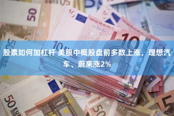 股票如何加杠杆 美股中概股盘前多数上涨，理想汽车、蔚来涨2%