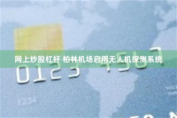 网上炒股杠杆 柏林机场启用无人机探测系统