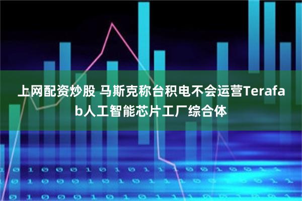 上网配资炒股 马斯克称台积电不会运营Terafab人工智能芯片工厂综合体