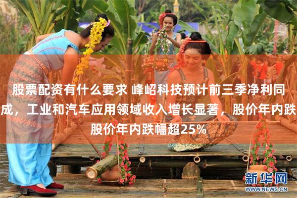 股票配资有什么要求 峰岹科技预计前三季净利同比增近七成，工业和汽车应用领域收入增长显著，股价年内跌幅超25%