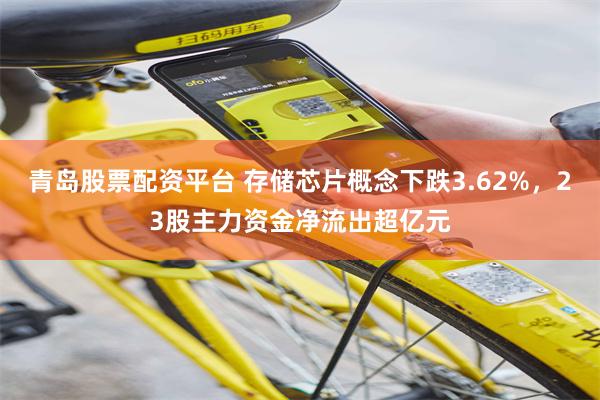 青岛股票配资平台 存储芯片概念下跌3.62%，23股主力资金净流出超亿元